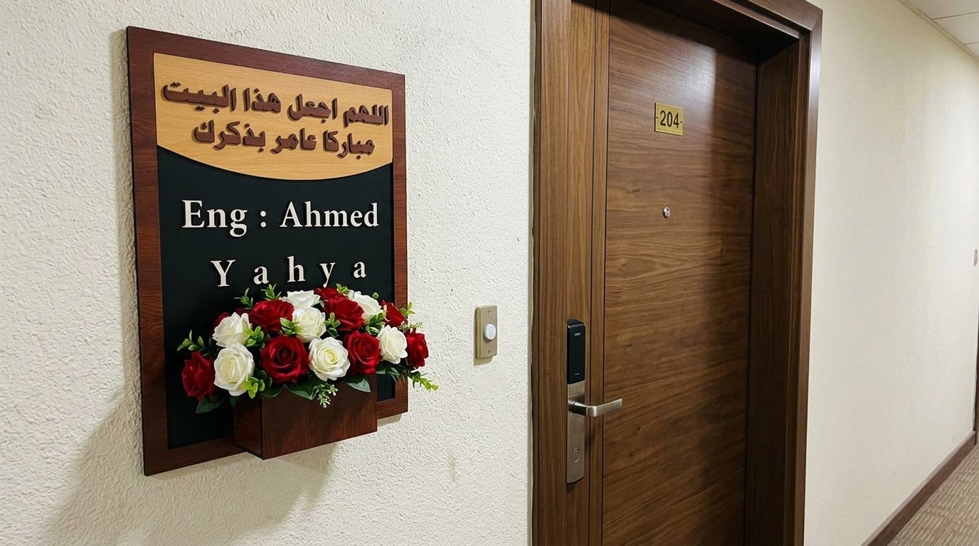 لافتة باب